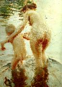 Anders Zorn en premiar oil painting on canvas